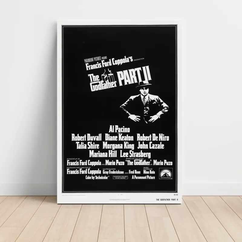 The Godfather Part 2 Fine Art 1970's Movie Poster