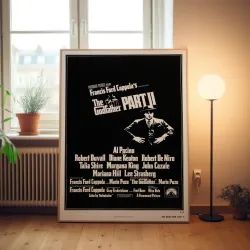 The Godfather Part 2 Fine Art 1970's Movie Poster