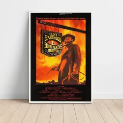 High Plains Drifter Fine Art 1970's Movie Poster