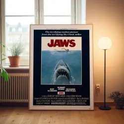 Jaws Fine Art 1970's Movie Poster Wall Art