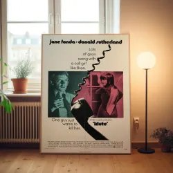 Klute Fine Art 1970's Movie Poster Wall Art