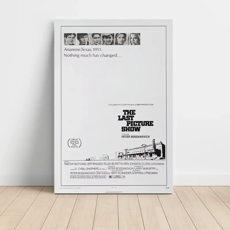 The Last Picture Show (1971) Fine Art Movie Poster