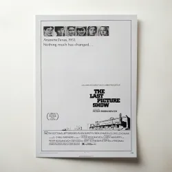 The Last Picture Show (1971) Fine Art Movie Poster