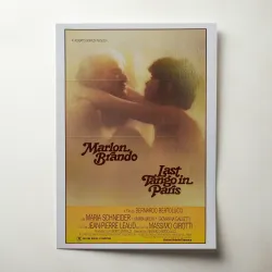 Last Tango in Paris Fine Art 1970's Movie Poster