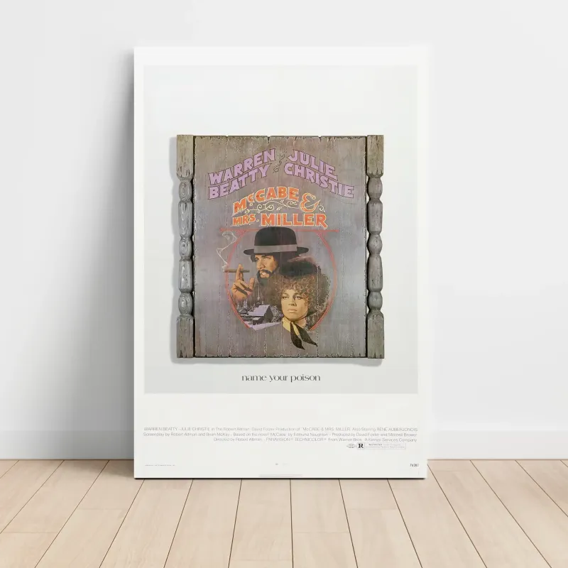 McCabe & Mrs. Miller (1971) Fine Art Movie Poster