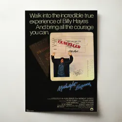 Midnight Express Fine Art 1970's Movie Poster
