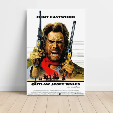 Outlaw Josey Wales Fine Art 1970's Movie Poster