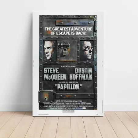 Papillon (1973) Fine Art Movie Poster
