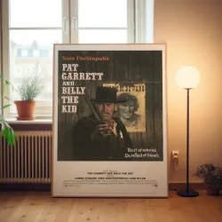 Pat Garrett and Billy the Kid Fine Art 1970's Movie Poster