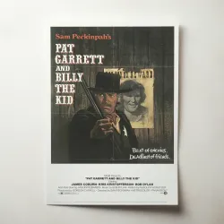 Pat Garrett and Billy the Kid Fine Art 1970's Movie Poster