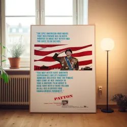 Patton Fine Art 1970's Movie Poster Wall Art