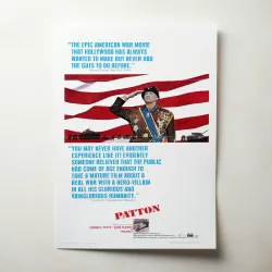 Patton Fine Art 1970's Movie Poster Wall Art