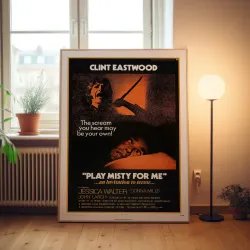 Play Misty For Me Fine Art 1970's Movie Poster