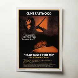 Play Misty For Me Fine Art 1970's Movie Poster