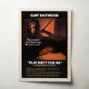 Play Misty For Me Fine Art 1970's Movie Poster