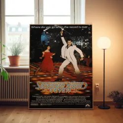 Saturday Night Fever Fine Art 1970's Movie Poster