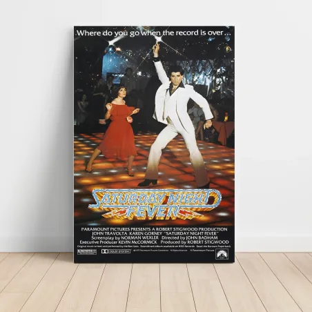 Saturday Night Fever Fine Art 1970's Movie Poster