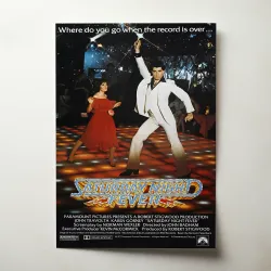 Saturday Night Fever Fine Art 1970's Movie Poster