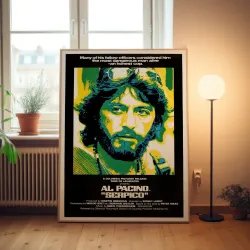 Serpico Fine Art 1970's Movie Poster Wall Art
