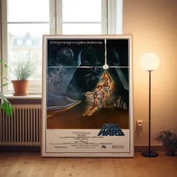 Star Wars Fine Art 1970's Movie Poster Wall Art