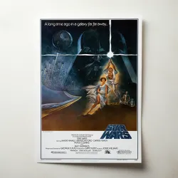 Star Wars (1977) Fine Art Movie Poster