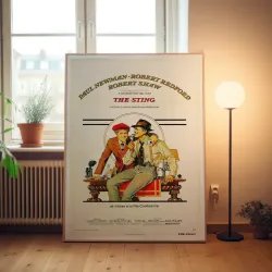 The Sting Fine Art 1970's Movie Poster Wall Art