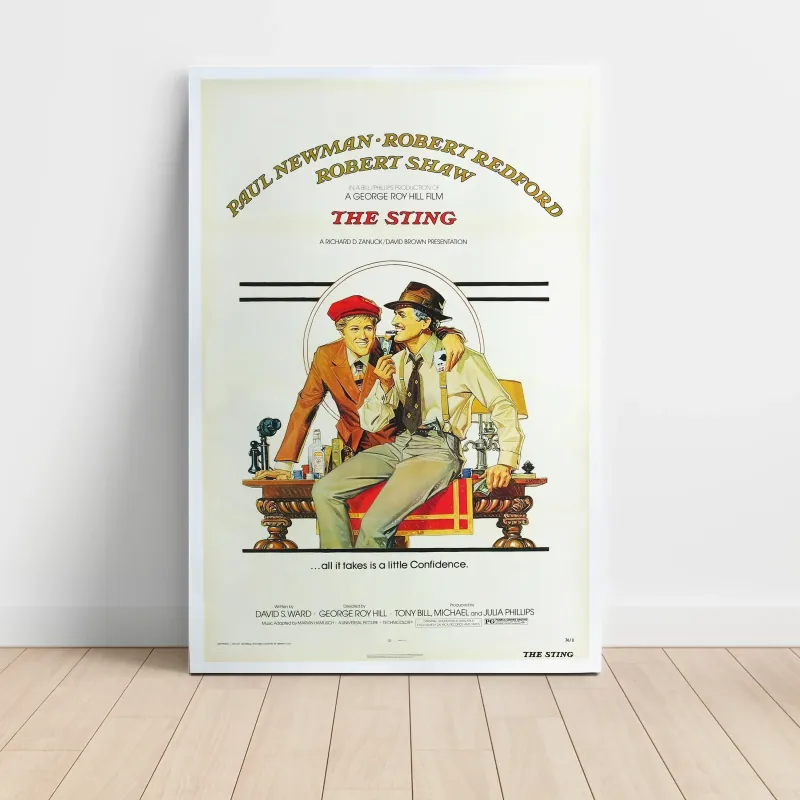 The Sting (1973) Fine Art Movie Poster
