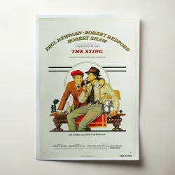 The Sting Fine Art 1970's Movie Poster Wall Art