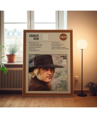 Charlie Rich – Behind Closed Doors Fine Art Album Poster