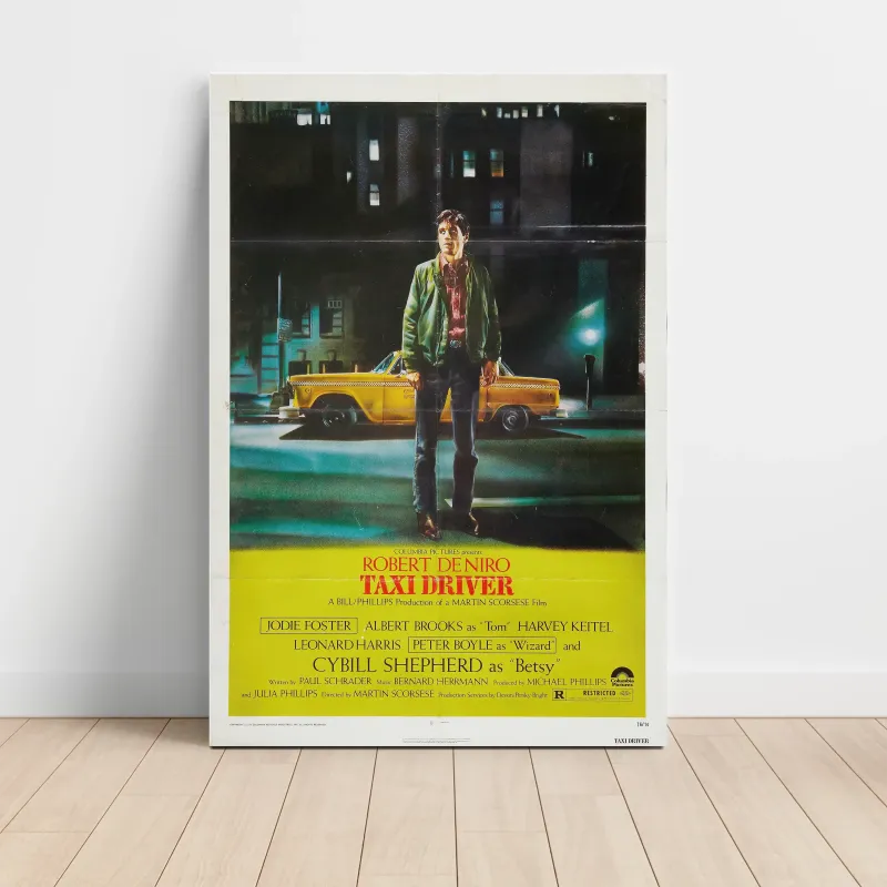 Taxi Driver (1976) Fine Art Movie Poster