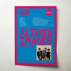 Altered Images – Pinky Blue Fine Art Album Poster