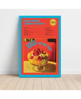 Chuck Berry – Berry Is On Top Fine Art Album Poster