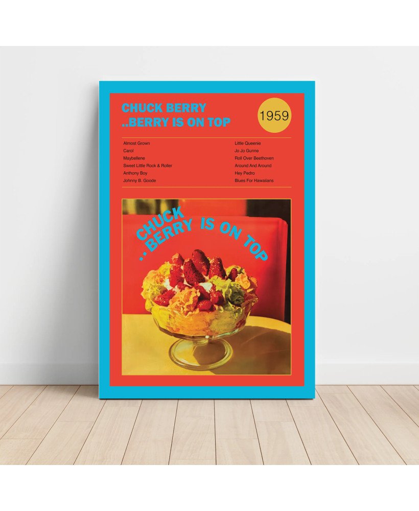 Chuck Berry – Berry Is On Top Fine Art Album Poster