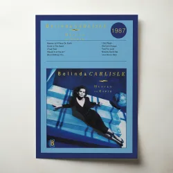 Belinda Carlisle – Heaven On Earth Fine Art Album Poster