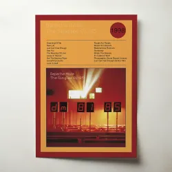 Depeche Mode – The Singles 8185 Alt Fine Art Album Poster