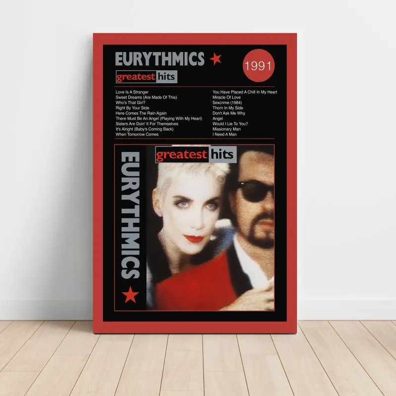 Eurythmics – Greatest Hits Fine Art Album Poster