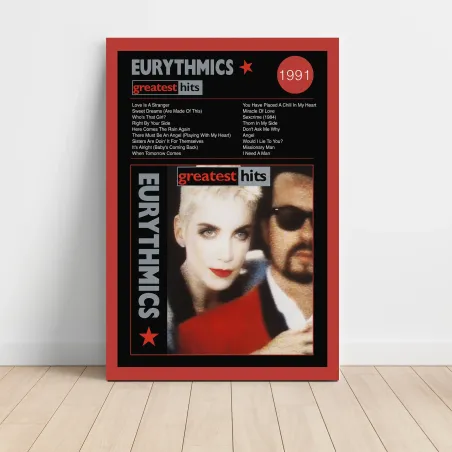 Eurythmics – Greatest Hits Fine Art Album Poster