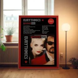 Eurythmics – Greatest Hits Fine Art Album Poster