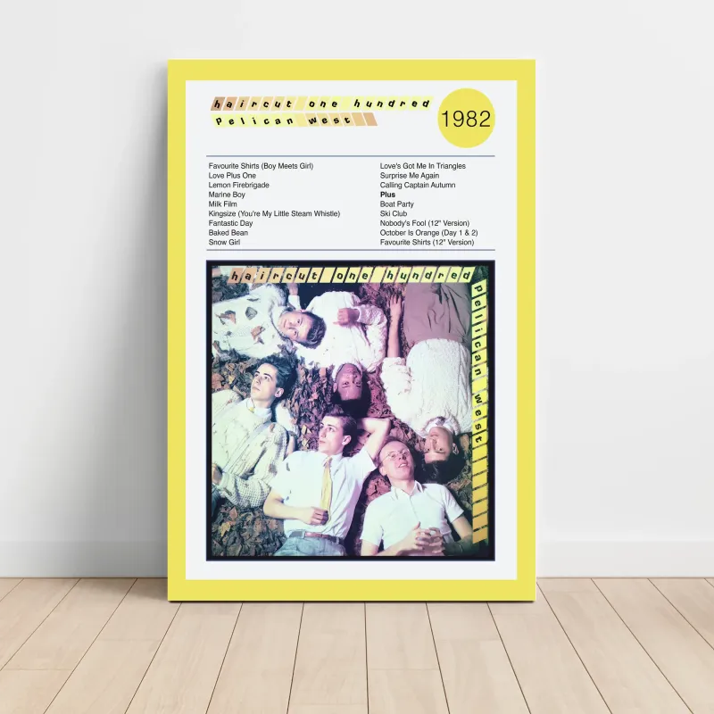 Haircut One Hundred – Pelican West Fine Art Album Poster
