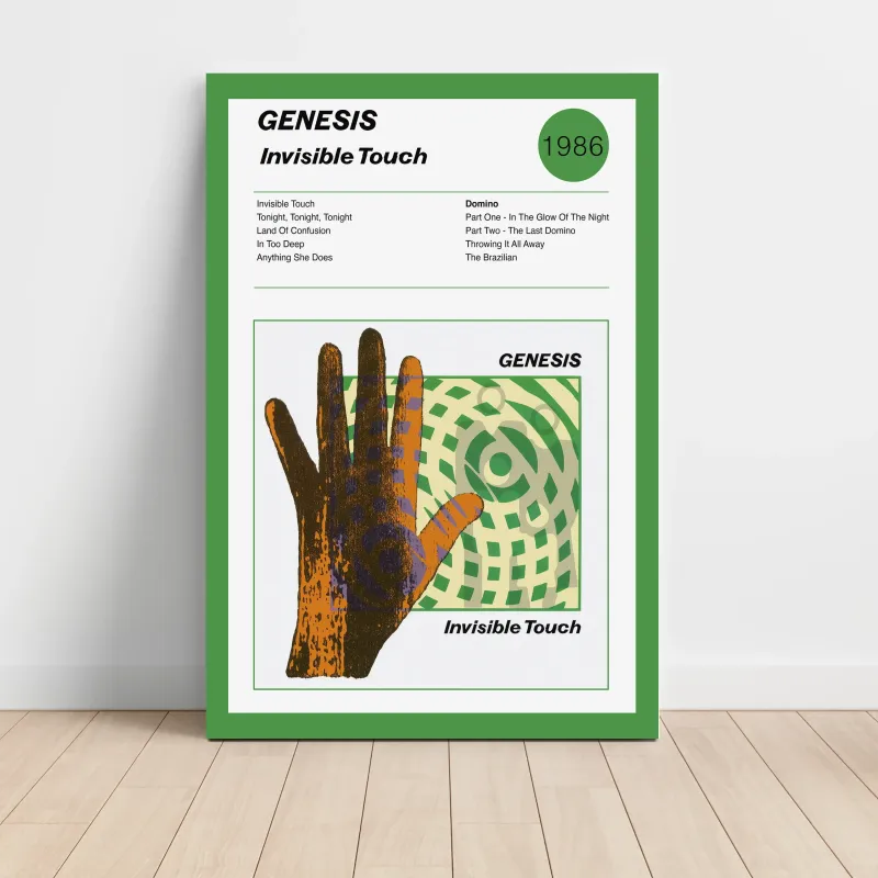 Genesis – Invisible Touch Fine Art Album Poster