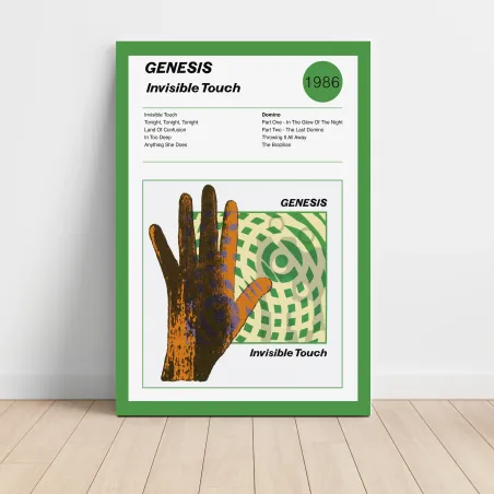 Genesis – Invisible Touch Fine Art Album Poster