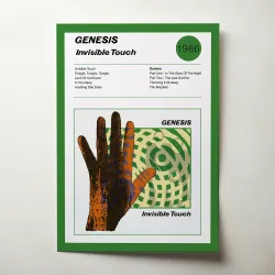 Genesis – Invisible Touch Fine Art Album Poster