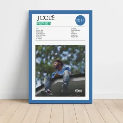 J. Cole – 2014 Forest Hills Drive Fine Art Album Poster