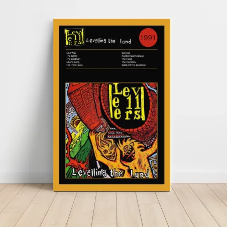 Levellers – Levelling The Land Fine Art Album Poster Wall Art