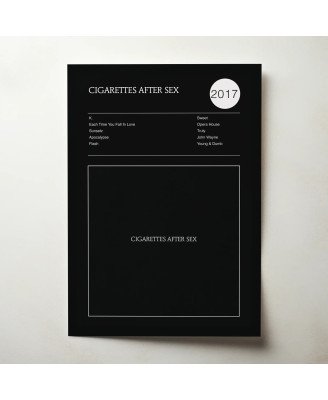 Cigarettes After Sex – Cigarettes After Sex Fine Art Album Poster