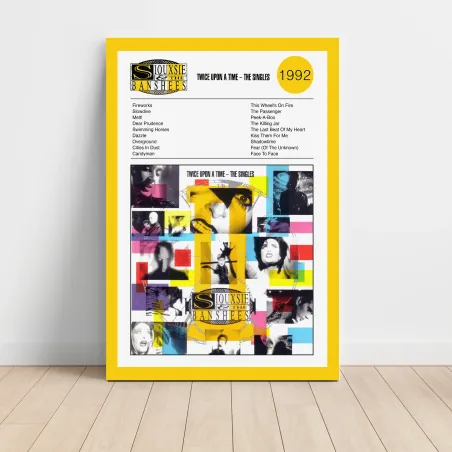 Siouxsie & The Banshees – Twice Upon A Time - The Singles Fine Art Album Poster