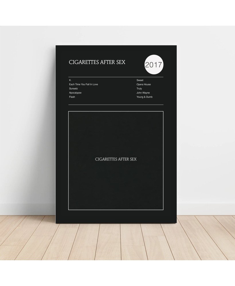 Cigarettes After Sex – Cigarettes After Sex Fine Art Album Poster