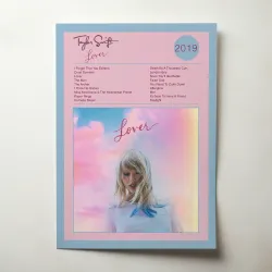 Taylor Swift – Lover Fine Art Album Poster