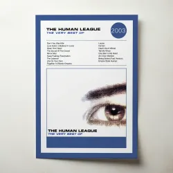 The Human League – The Very Best Of Fine Art Album Poster