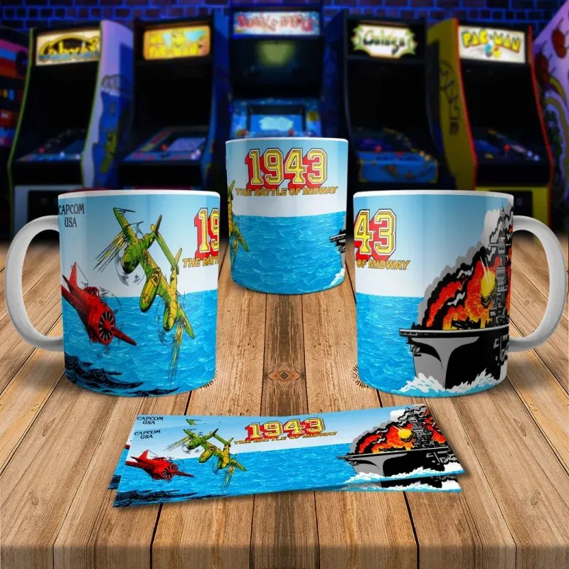 1943 Retro 8Bit Arcade Gaming Mug 1 Coffee Mug
